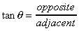 Formula for Tangent